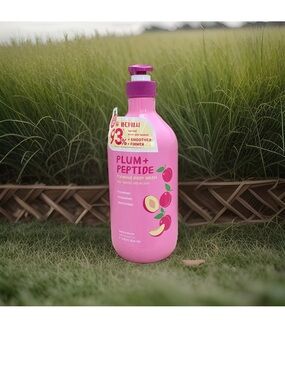 Plum + Peptide Firming Body Wash - Pink made in Korea